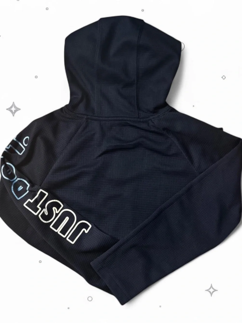Nike Boys Size 7 Navy Blue Dri-FIT Just Do It Sleeve Pullover Hoodie